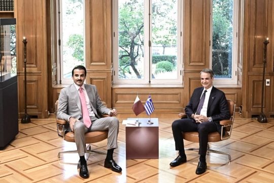 Συνάντηση Μητσοτάκη με τον εμίρη του Κατάρ: Συμφωνία για διευρυμένη συνεργασία - Τι δήλωσαν για Ιράν και επενδύσεις